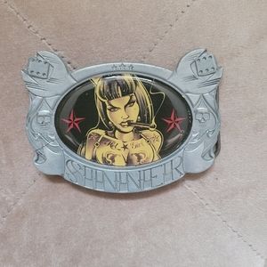 'Sinner' belt buckle